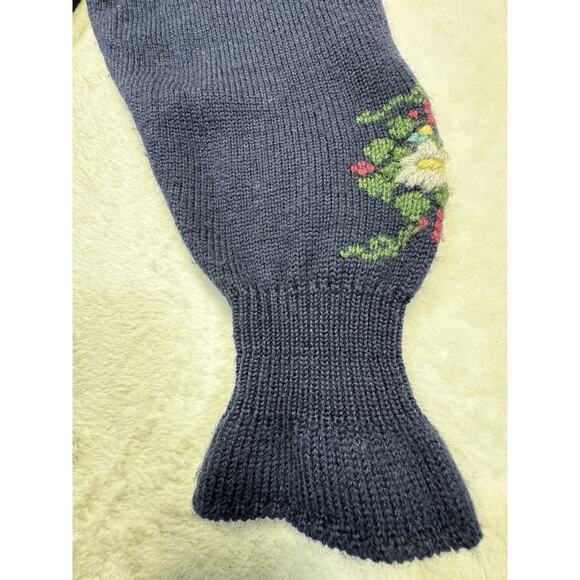 Vintage Herman Geist Cardigan Sweater Hand Embroidered Floral Cottage Core Med - Picture 5 of 9